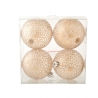 3 Boules de Noel Blanche Hiver