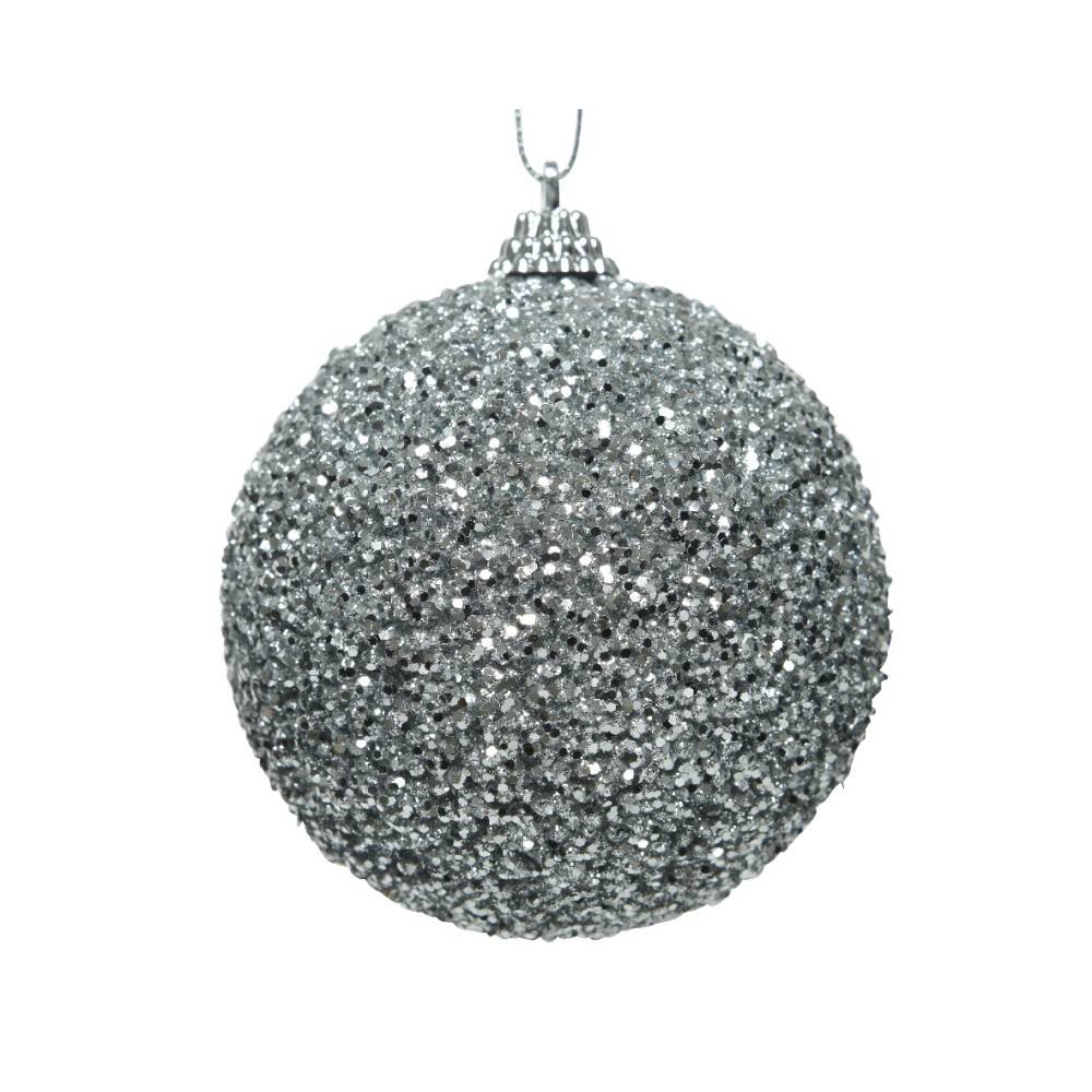 Glitter foam bauble