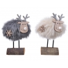 2 Rendieren kerstdecoratie op voet