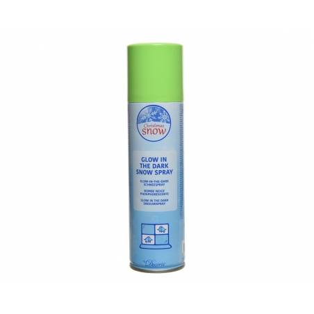 Glow in the dark artificial snow spray 150ml