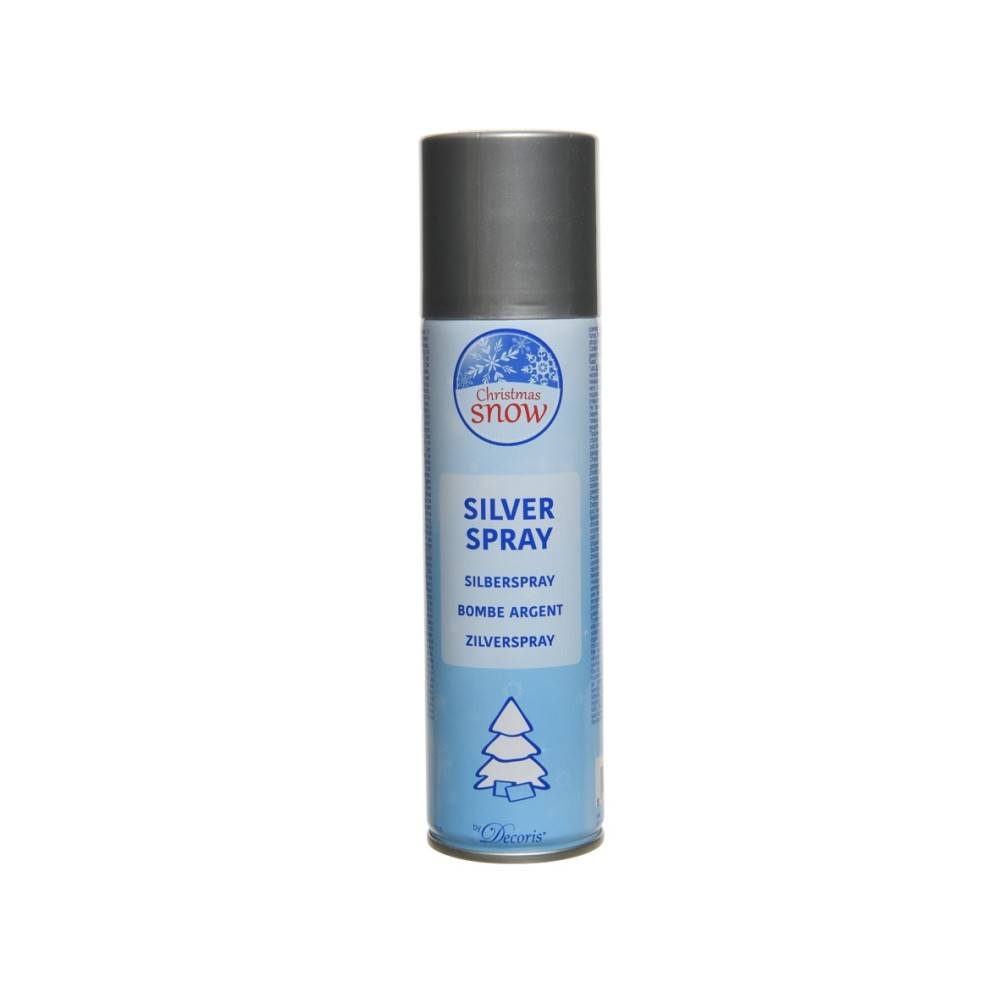 Artificial silver snow spray 150 ml