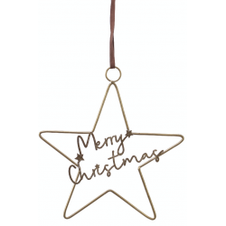 Hanging star decoration