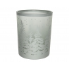 Silver forest candle holder 12,5cm