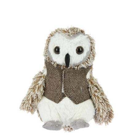 Brown owl door stopper 19cm