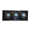 2x3 Black/blue baubles with sparkles