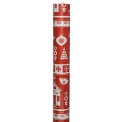 Red and white wrapping paper