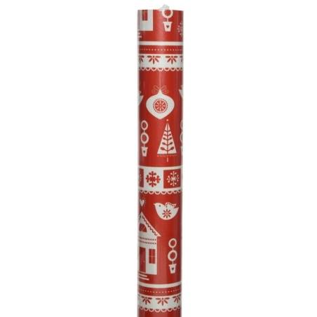 Red and white wrapping paper