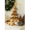 Houten kerstboom met ster 60cm