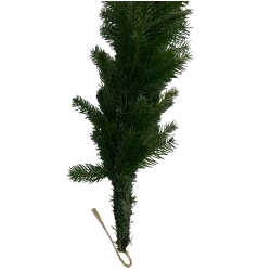 Natuurlijk kerstslinger in groene kleur, 300 cm