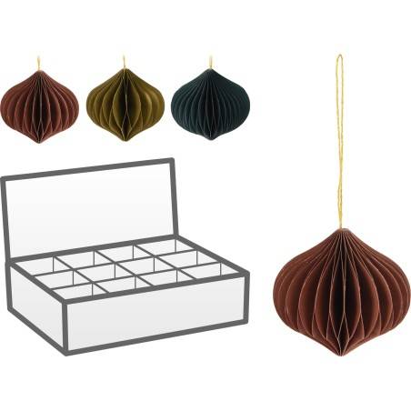 12 dark paper onion hangers