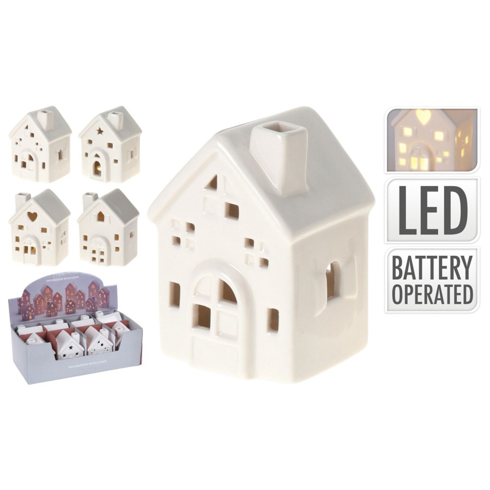 Assortment of Scandinavian houses with LEDs