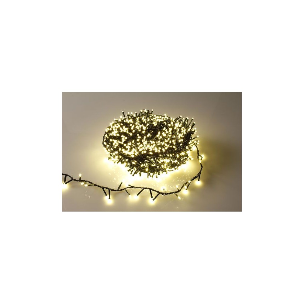 Straightlight 16m LED light garland in warm white